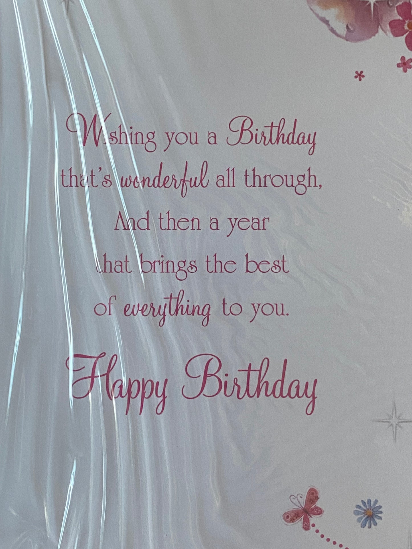 Ladies/Female Age 60 60th Sixty Sixtieth On Your 60th Birthday Card Multi Flowers/Pink Words Foil Detail(PRESTIGE39375)