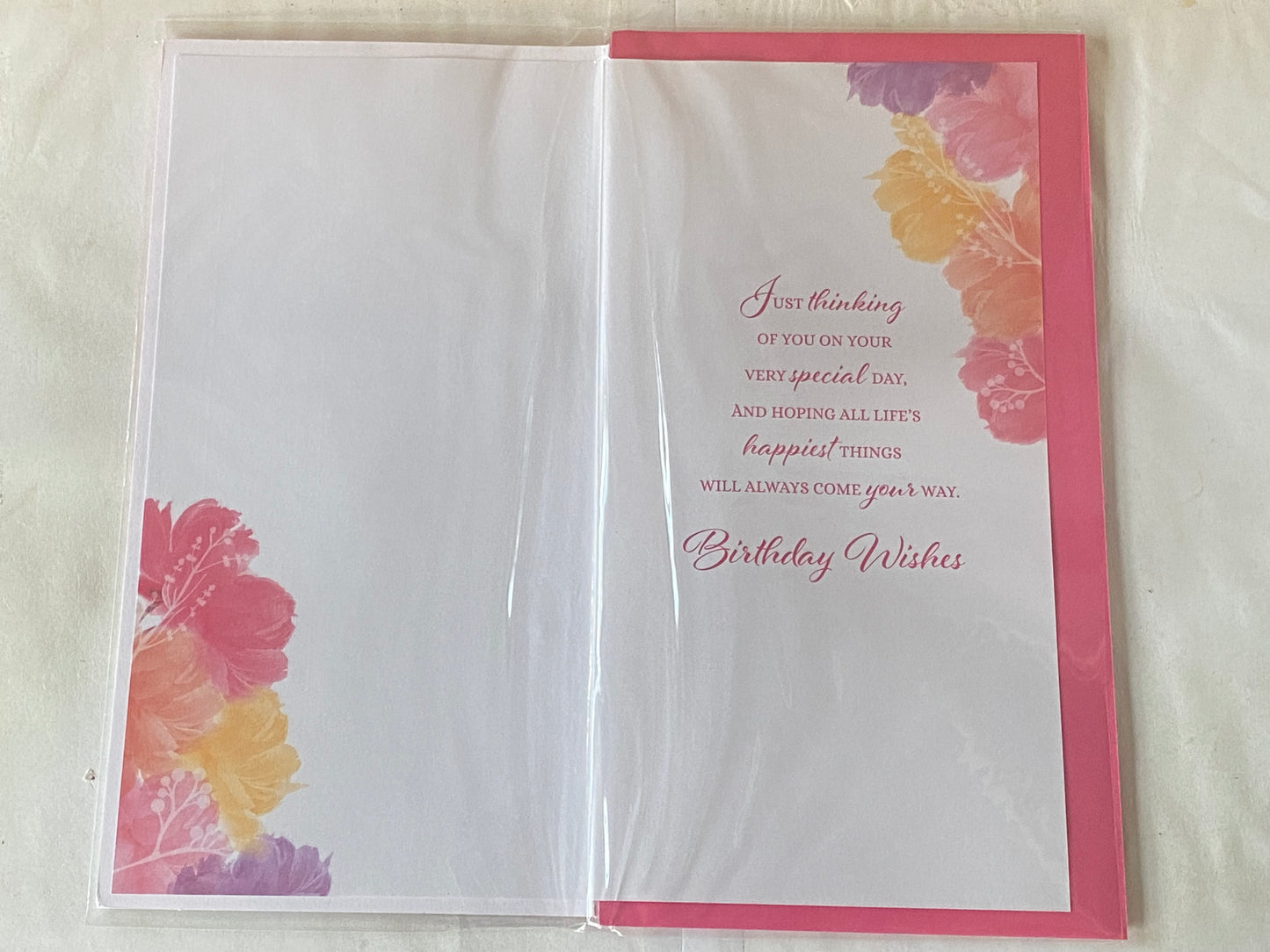 Ladies/Female 70th Age 70 Seventy On Your 70th Birthday Especially For You Birthday Card Flowers/Words 3D/Glitter/Foil Detail(PRELUDE42987)