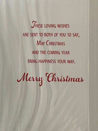 To A Special Daughter & Son-In-Law Have A Fantastic Christmas Card Sitting+Standing Teddies/Wreath(PH46355B)