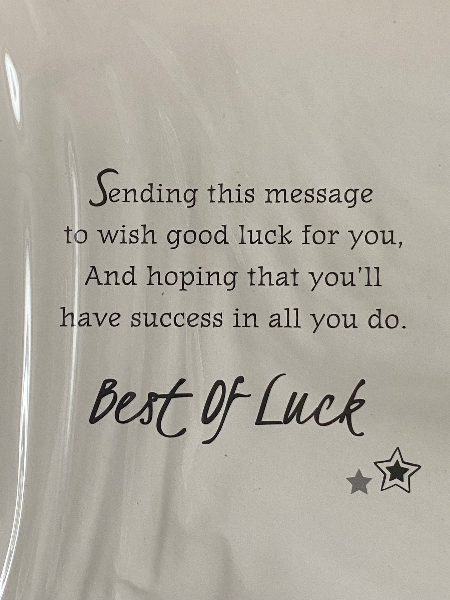 Good Luck In Your Exams Card Exam Red Rucksack/Calculator/Words Foil Detail(PH44468A)