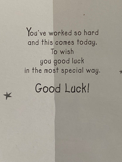 Good Luck In Your Exams! Card Exam White/Multi Report Card/Pencil Foil Detail(PH37150A)