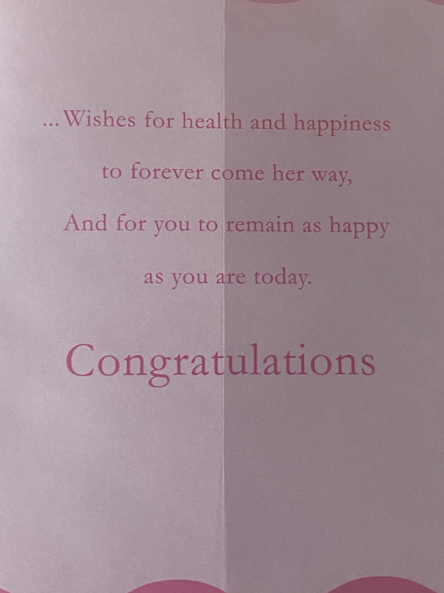 Congratulations On Your Baby's Naming Day Card Baby Girl Silver/Pink Prams Foil Detail(PRELUDE32116)