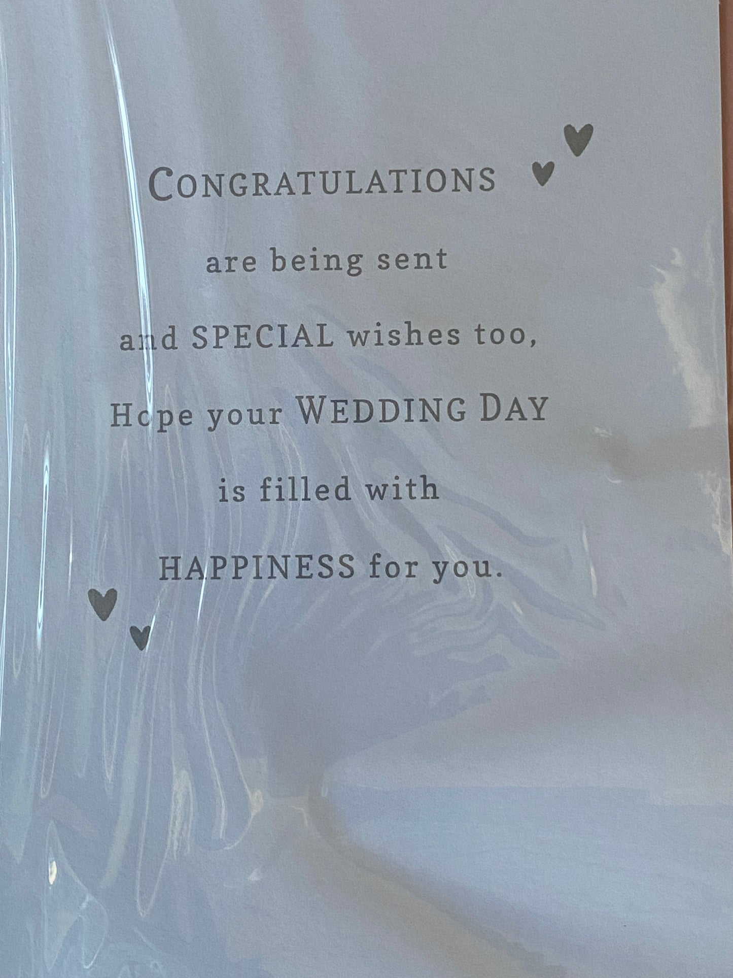 To A Special Mrs & And Mrs On Your Wedding Day Card Pink/Silver Champagne/Flutes/Words Gems/Foil Detail(PRELUDE47276)