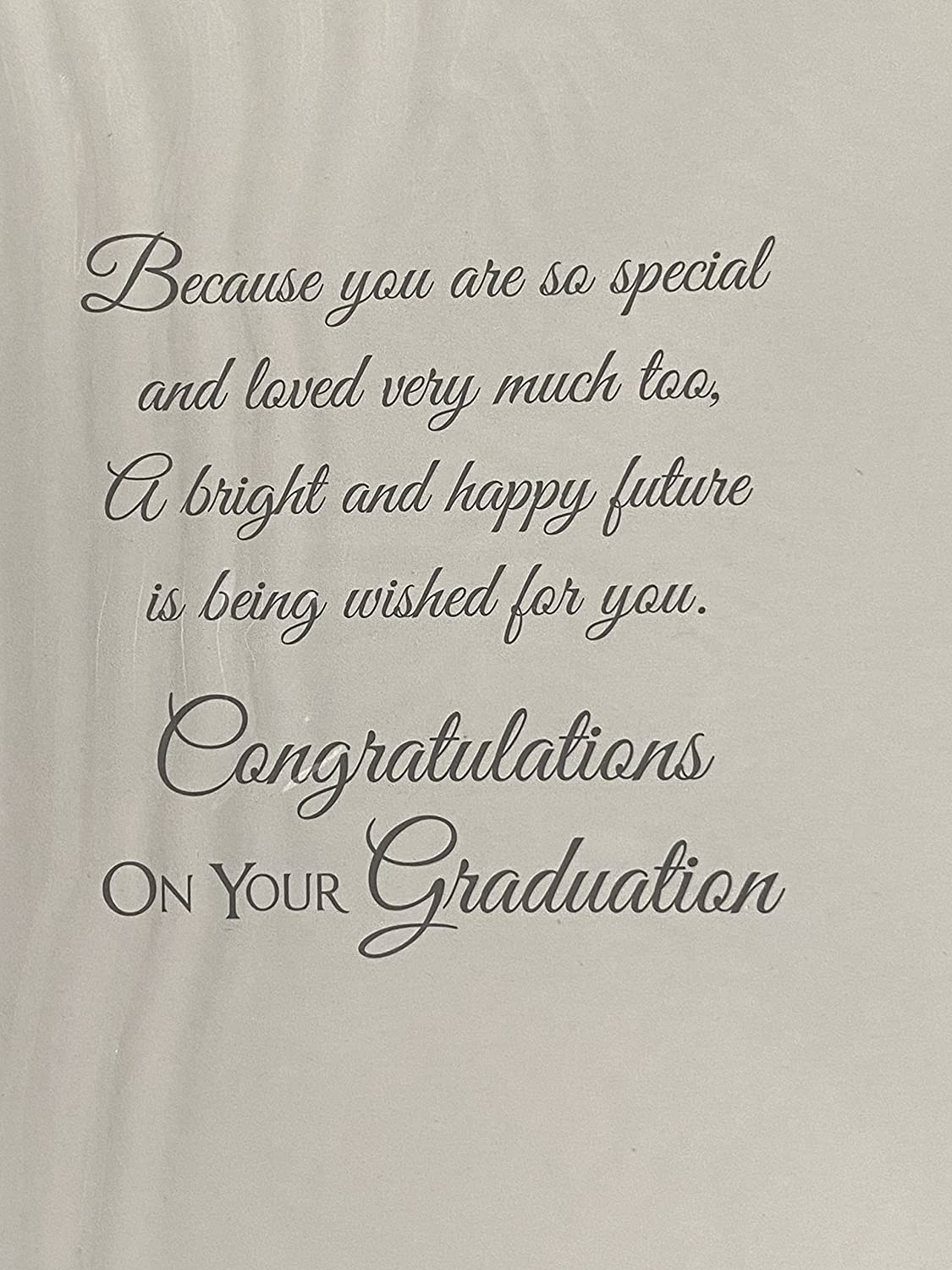 For A Special Niece On Your Graduation Card Graduated Congratulations Well Done Graduates Holding Scroll Foil Detail(PH39798E)