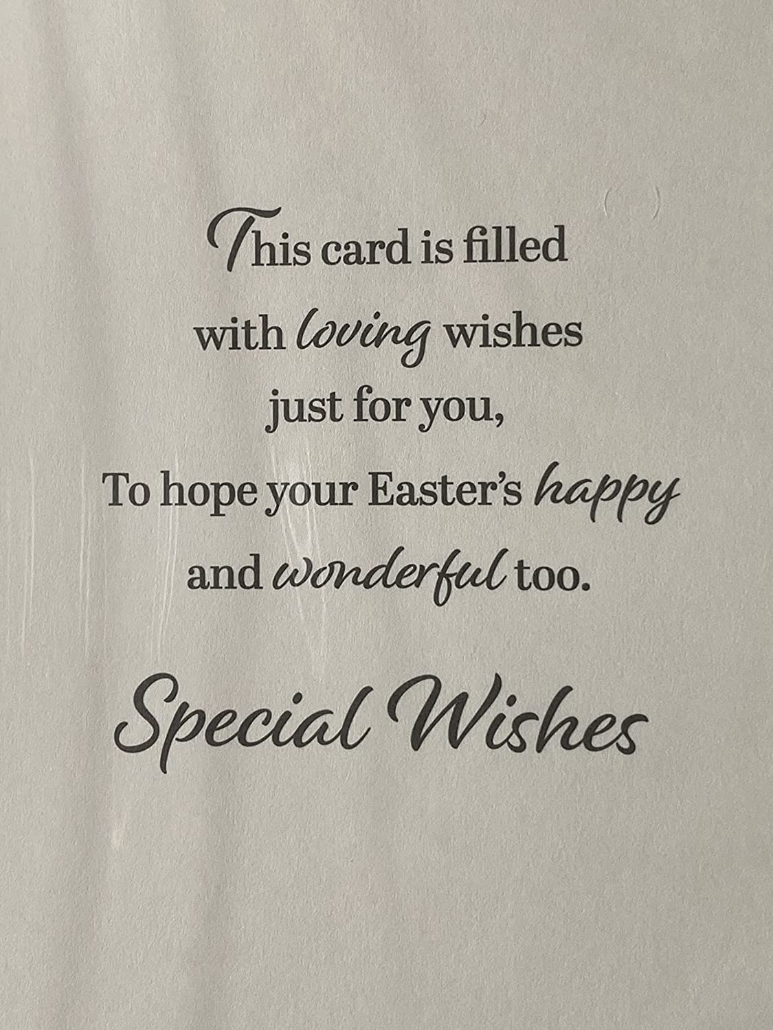 To Very Special Grandchildren Happy Easter Card Yellow-Teddies/Easter Eggs/Wheelbarrow Foil Detail