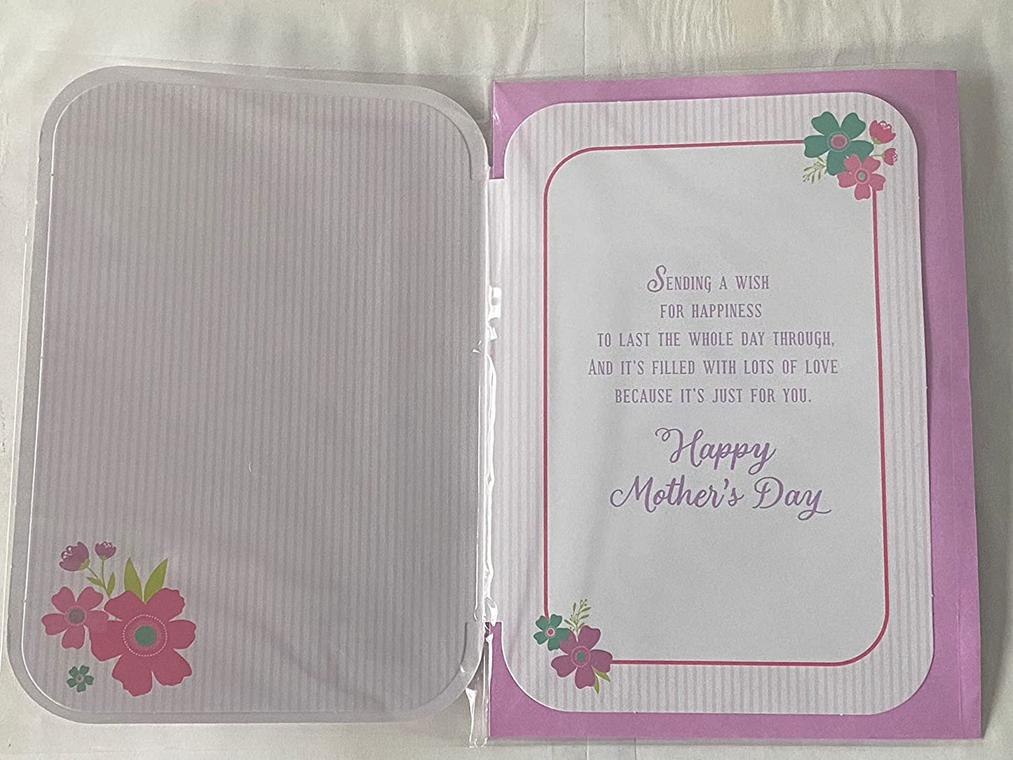 To Someone Very Special You Deserve A Mother's Day That's Full Of Happiness An Extra Special Day That Brings Joy And Nothing Less Mothers Day Card Words/Flowers 3D/Foil Detail