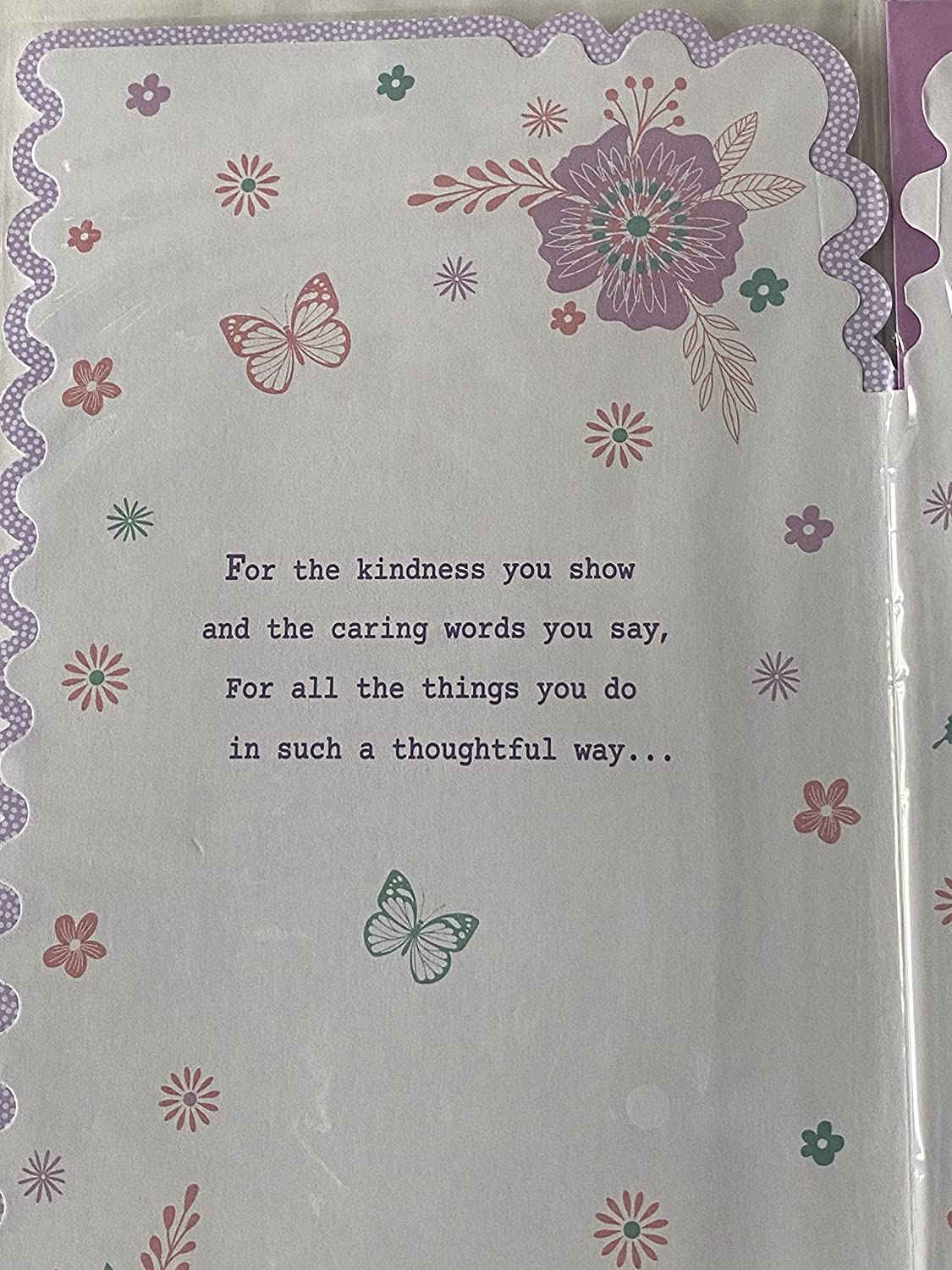 You've Always Been Like A Mum To Me Mother's Day Mothers Day Card Flowers/Words 3D/Gems/Foil Detail