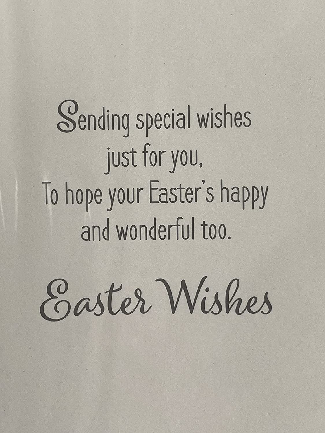 To Both Of You At Easter Card Multi Flowers/Glass Vase/Eggs Glitter/Foil Detail(PH48821E)