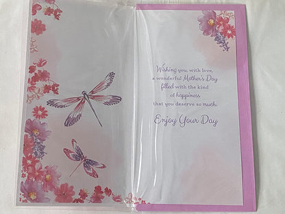 To Someone Very Special On Mother's Day Mothers Day Card Butterflies/Flowers/Purple Words 3D/Glitter//Foil Detail