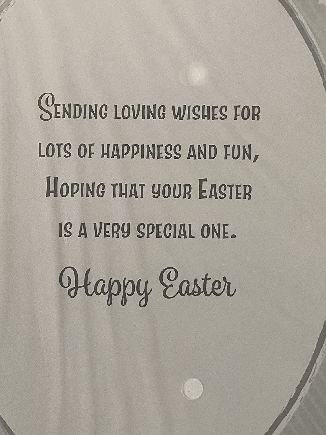 To A Great Brother Sending Special Easter Wishes Easter Card Red- Multi Easter Eggs/Multi Words Foil Detail